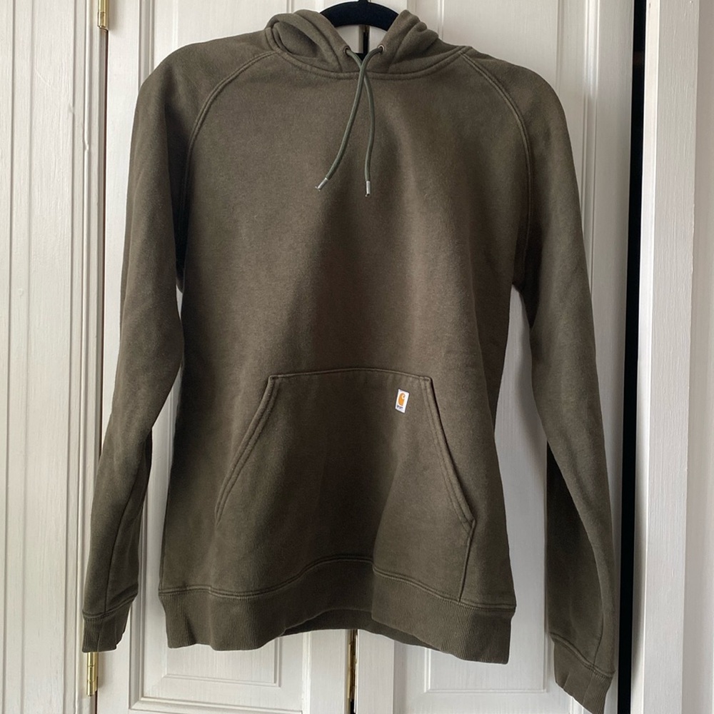 Green hoodie